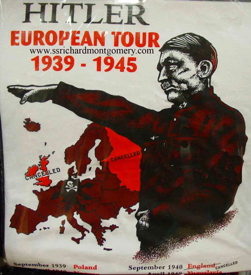 hitler european tour 1939 1945  tshirtslogan