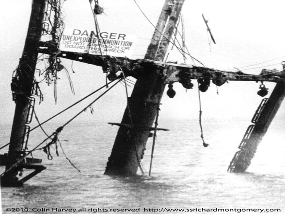 Ss Richard Montgomery Low Tide Ss Richard Montgomery At Low Tide Superstructure Photographs Of